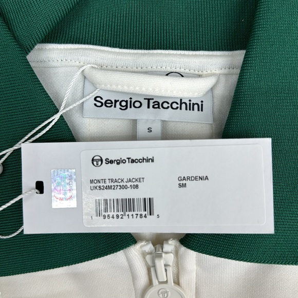 Sergio Tacchini MONTE TRACK JACKET ARCHIVIO- GARDENIA & PANTS SET - Picture 14 of 14